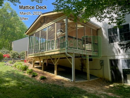 Mattice Screened Porch